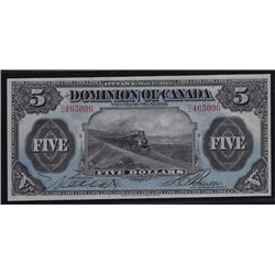 1912 Dominion of Canada Five Dollars