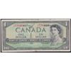 Image 1 : Paper Money Error - 1954 Bank of Canada One Dollar