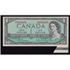 Image 1 : Paper Money Error - 1954 Bank of Canada One Dollar