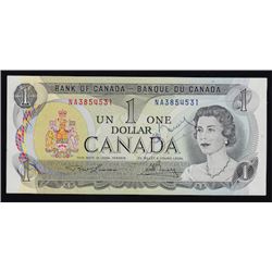 Special Serial Numbers - 1973 Bank of Canada One Dollar Autographed Bouey