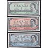 Image 1 : Lot of 1954 Bank of Canada Devil's Face Bank Notes