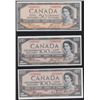 Image 3 : Lot of 1954 Bank of Canada Devil's Face Bank Notes