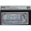 Image 1 : 1954 Bank of Canada Five Dollars Replacement