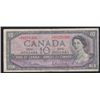 Image 1 : 1954 Bank of Canada Ten Dollars Replacement