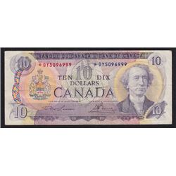 1971 Bank of Canada Ten Dollars Replacement