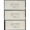 Image 2 : World Banknotes - Lot of Three 1895 Republic of Hawaii Specimen Silver Certificates