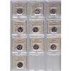 Image 2 : Lot of Ten Millenium Twenty Five Cents ICCS Graded Set