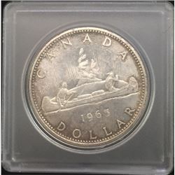1965 Canada Silver Dollar