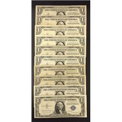 10 USA Silver Certificates