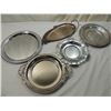 Image 2 : LOT 5 SILVERPLATED TRAYS