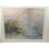 Image 2 : CABIN BY THE MOUNTAINS FRAMED PRINT