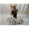 Image 1 : RF COLLECTION PORCELAIN DOLL WITH GEMSTONE BEARS