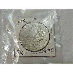 1921 MORGAN SILVER DOLLAR