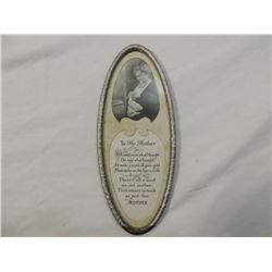 TO MY MOTHER POEM FRAMED