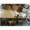 Image 2 : LARGE MID CENTURY MODERN DINING TABLE & CHAIRS