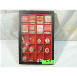 COCA COLA COLLECTIBLE ITEMS MATCHBOOK, TOPPER, D