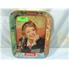 Image 1 : VINTAGE 1950s COCA COLA TIN LITHO TRAY