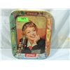 Image 1 : VINTAGE 1950s COCA COLA TIN LITHO TRAY