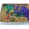 Image 2 : BOX LOT ASSORTED MARDI GRAS BEADS