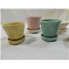 Image 2 : LOT 6 SMALL CERAMIC FLOWER POTS