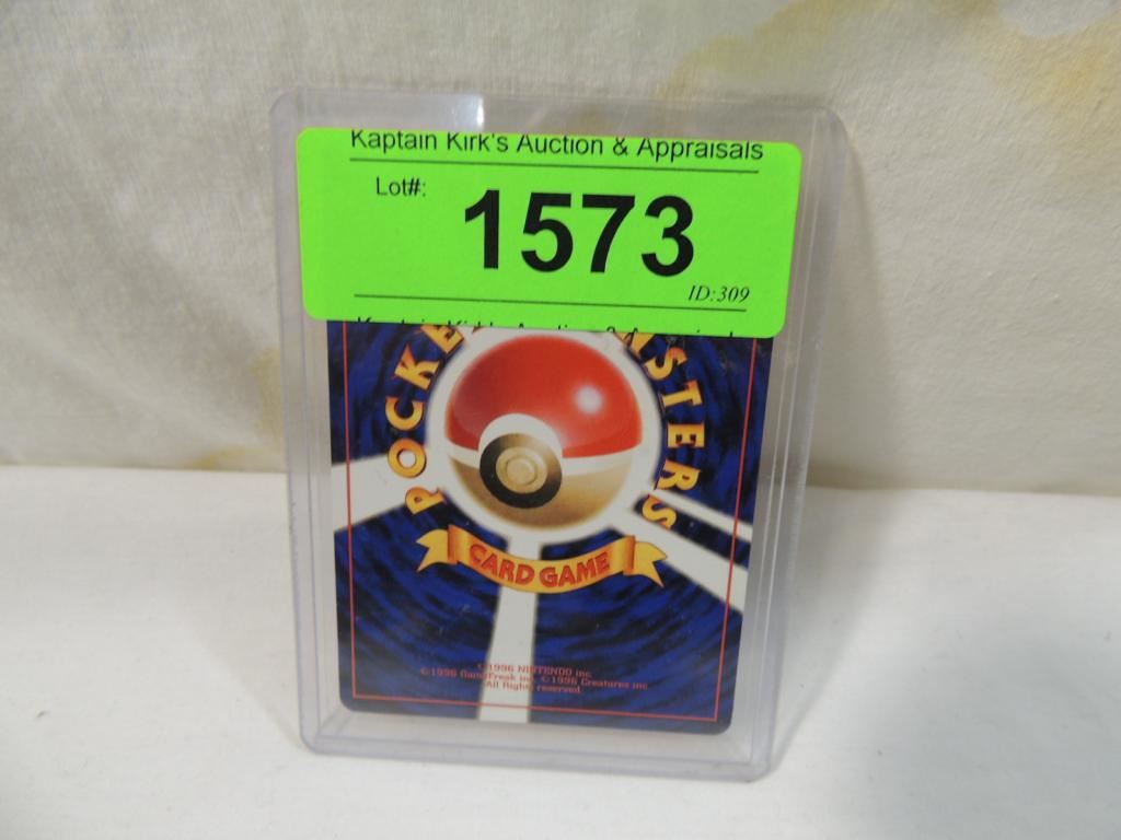 Pocket Monster Card Price List 1996