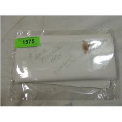 CHUCK NORRIS AUTOGRAPHED NAPKIN