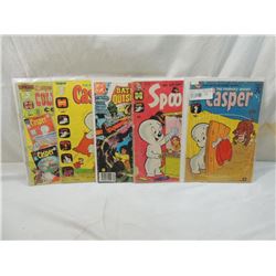 LOT 6 VINTAGE COMICS CASPER COMICS