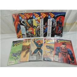 LOT 11 ASSORTED SUPERMAN COMICS