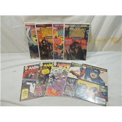 LOT 9 ASSORTED COMICS MADMEN