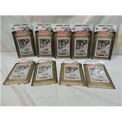LOT 9 TOPPS BASEBALL BREWERS TEAM SET
