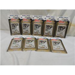 LOT 9 TOPPS BASEBALL BREWERS TEAM CARD SETS