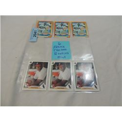 LOT 6 FRANK THOMAS ROOKIE BASEBALL CARDS