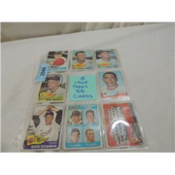LOT 8 1965 TOPPS BASEBALL CARDS