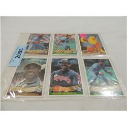 LOT 6 1984 BASEBALL CARDS
