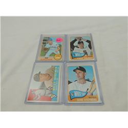 LOT 4 MISC OLD BASEBALL CARDS