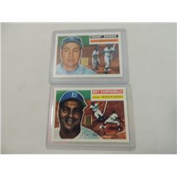 LOT 2 2000 TOPPS REPRINT DUKE SNIDER & ROY CAMPAN