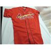 Image 1 : SHORT SLEEVE BUTTON DOWN CARDINALS JERSEY