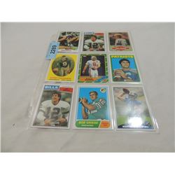 LOT 9 MISC FOOTBALL CARDS