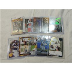 LOT 10 MISC ROOKIE & STAR FOOTBALL CARDS
