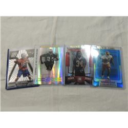 LOT 4 ROOKIE FOOTBALL CARD