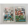 Image 1 : LOT 2 TOPPS JOE MONTANA & DAN MARINO FOOTBALL CARD