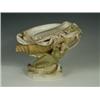 Image 1 : A Royal Dux group of a reclining maiden supporting a shell, raised pink triangle mark and impress...