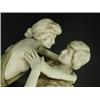 Image 2 : A large Royal Dux porcelain figure group titled 'Retour de Chasse' (Return from Hunting), the hun...