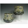 Image 1 : A pair of Royal Doulton stoneware jardiniFres with impressed P & O insignia to base, (one with cr...