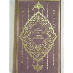 The Rubaiyat Of Omar Khayyam The Rose Garden series, pub'd 1913 T N Foulis, gilt tooled, purple c...