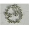 Image 1 : An Edwardian diamond pendant set with a total of approx 1.65cts of old cut stones, 2.5cm in diame...