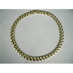 An 18ct gold herringbone link necklet, 420mm long Est. 350/450...