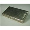 Image 1 : An Egyptian silver and engraved cigarette box, stamped marks to lid, 15cm Est. 200/300...