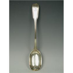 A George III silver salad spoon, London 1809, maker Eley, Fearn and Chawner, 29cm Est. 80/120...