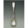 Image 1 : A George III silver salad spoon, London 1809, maker Eley, Fearn and Chawner, 29cm Est. 80/120...